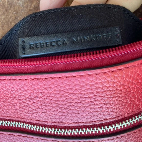 Rebecca Minkoff Mini 5 Zip Crossbody in Scarlet - Picture 5 of 10